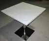 Prefab Countertop, Flat Edge Restaurant / Dining Room Acrylic Marble Table Tops And Bases,restaurant Dining Table with Chairs