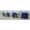 Power-coated upright protector post for racking systems