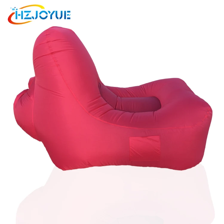 2019 fashionable self inflating sofa reclining inflatable chair led