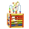 China wooden beads producer activity toys wooden cube