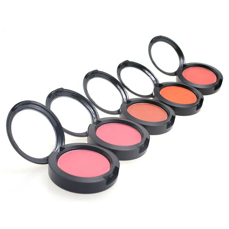 

makeup cosmetics brand single pigment blush palette private label, 5 colors