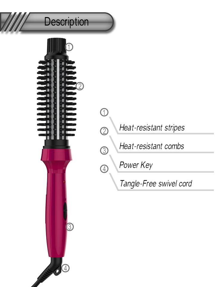2018 hottest curler hair straightener brush