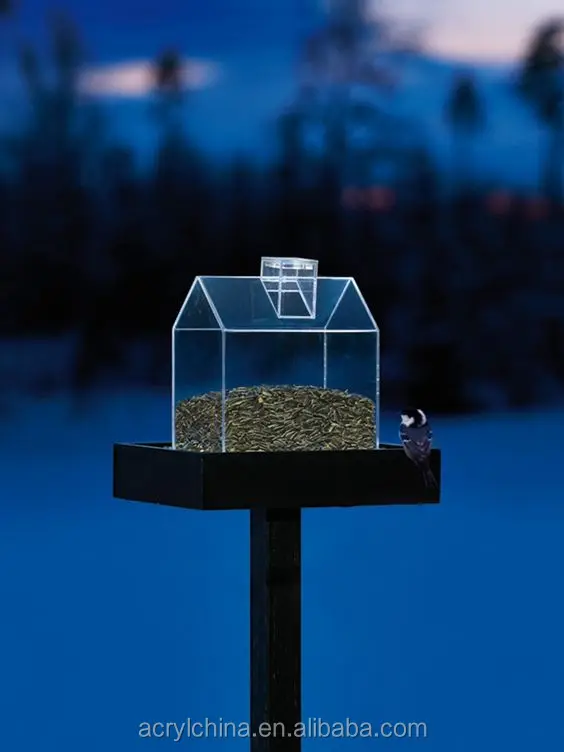 Clear Mounted Bottom Feeder Mod Window Wild Bird Bird Feeder