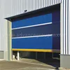 Fast moving interlocking system quick opening door