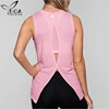 Cool Gym Clothes Cut Out Back Mesh Rush Active Tee Sleeveless Gym Tank Top