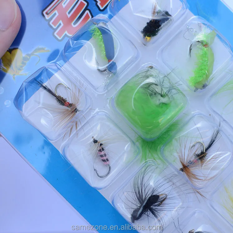 

Fly Fishing Flies Trout Bass Tackle for Saltwater Freshwater Fishing Lures