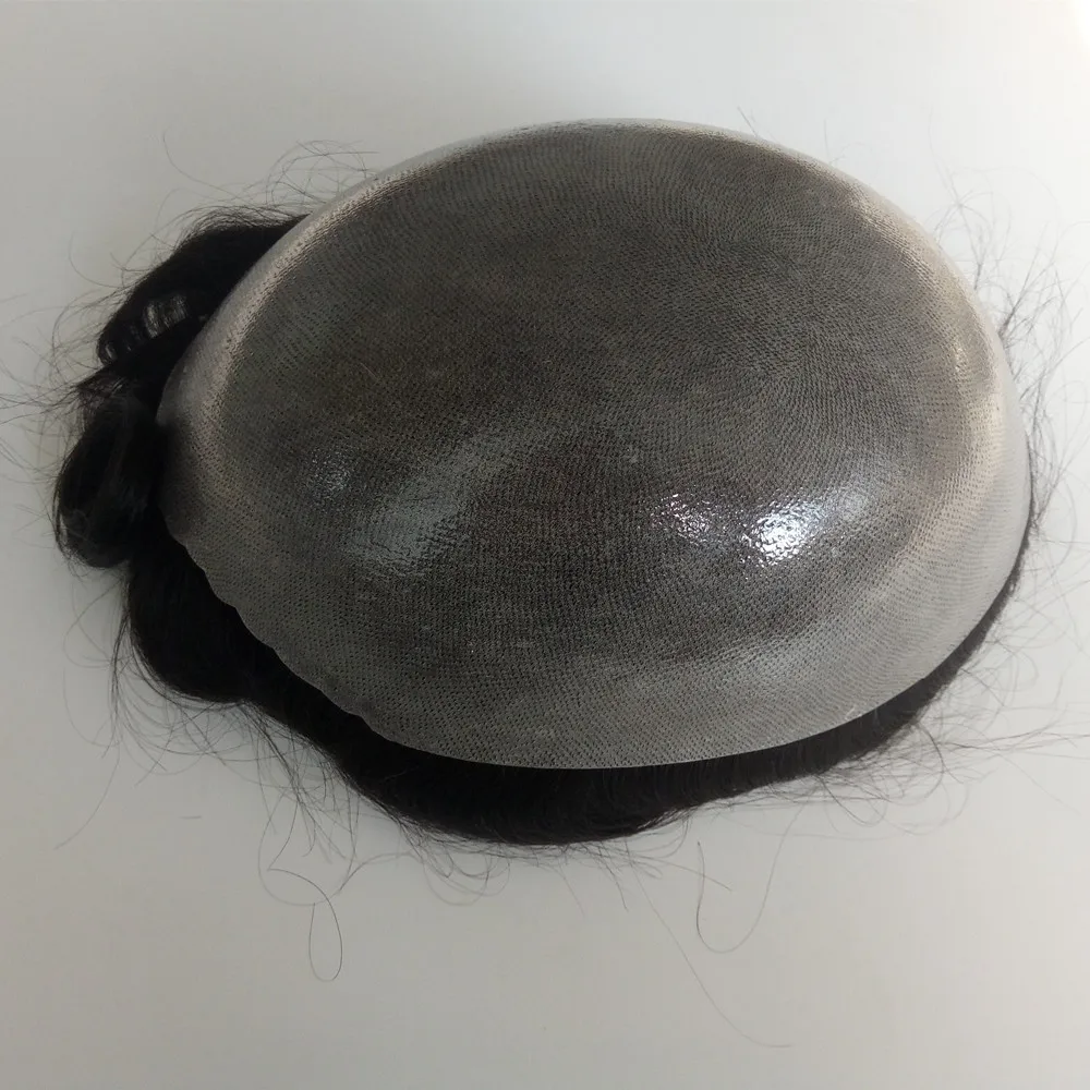 

Human hair system with thick skin hair pieces in many colors at best price