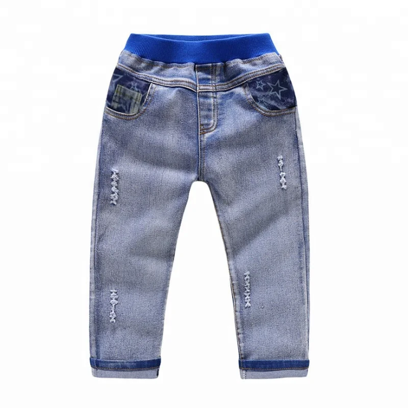 

new design jeans wholesale custom logo available kids clothing 3-8 years teen boys wearing pantes jeans, Sample or can be customized