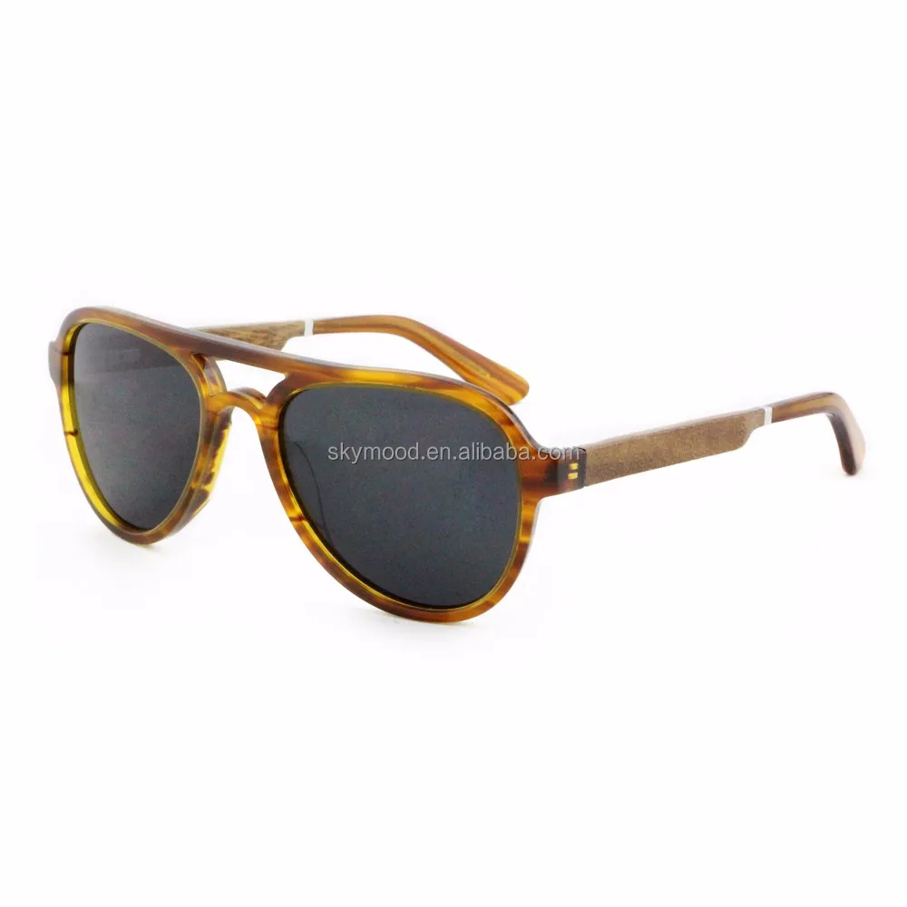 

ready stock 2019 Low MOQ Unisex Shenzhen Wood Acetate Sunglasses