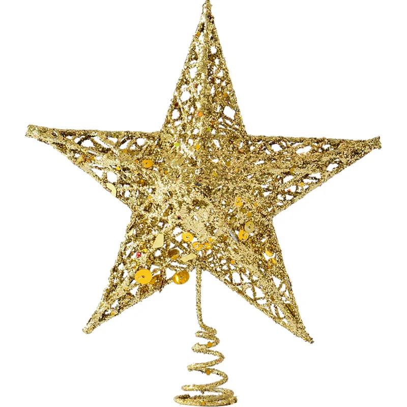 Promotional Fashion Christmas Tree Top Decoration Stars Plastic Opp Bag ...