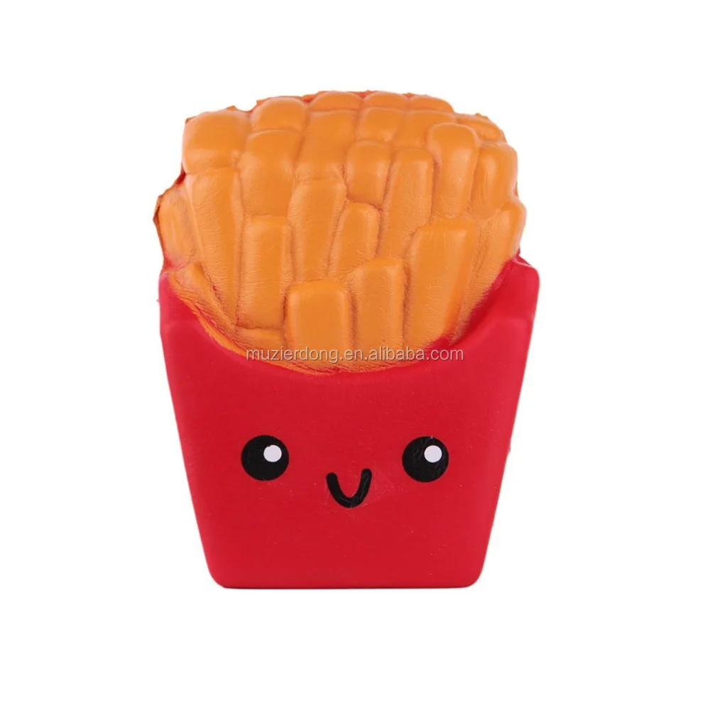 3.9 Inch Squishy Fries Ph&aacute;p Chips Jumbo Chậm Tăng Đồ Chơi Bộ Sưu Tập Gift Thơm Thực Phẩm Squishies
