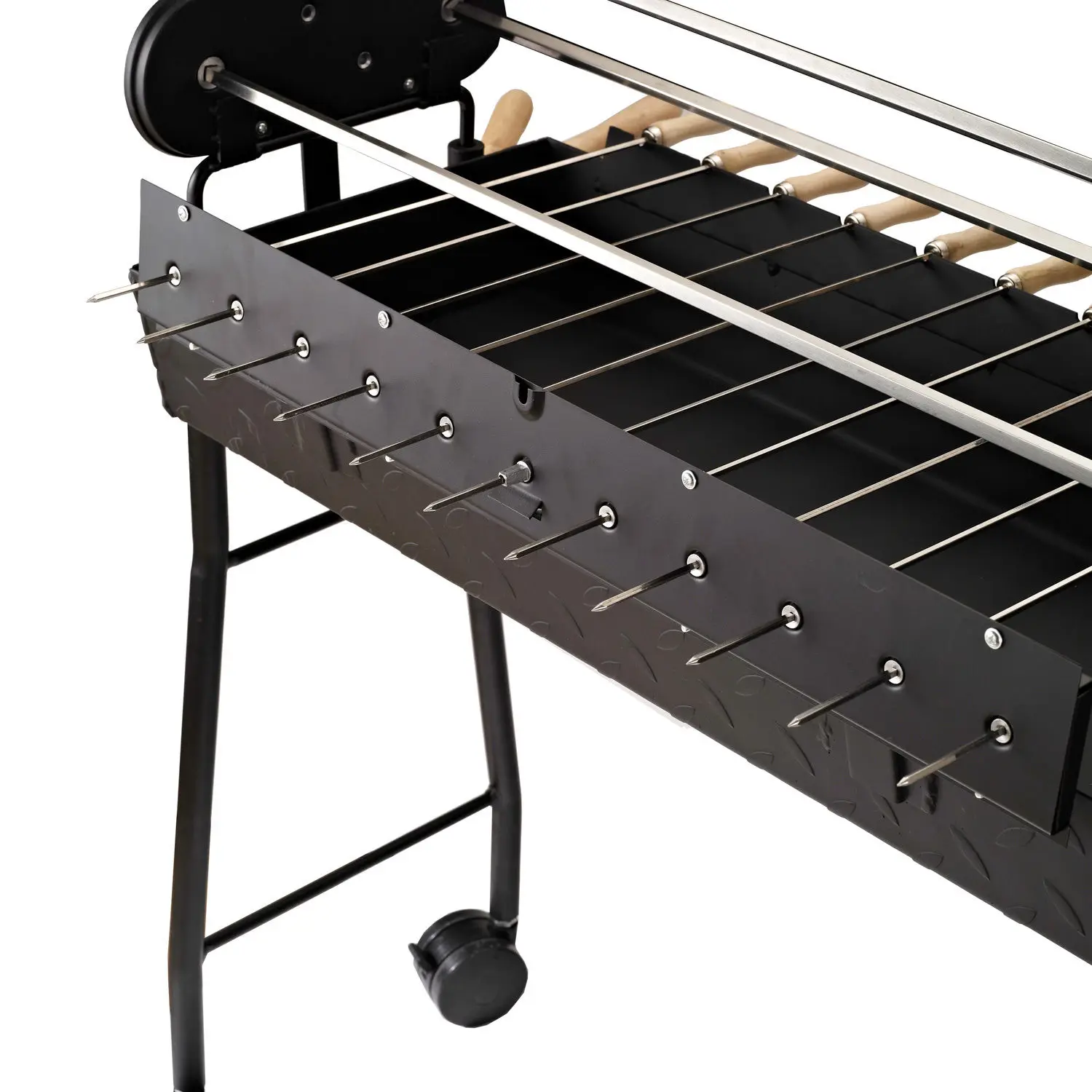 Cyprus Motorised Rotisserie Charcoal Bbq Grill Automatically Roasting ...