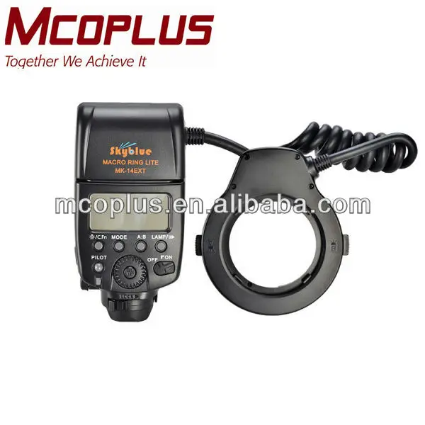 Mcoplus Meike MK-14EXT Macro TTL ring flash for CANON E-TTL with LED AF assist lamp 650D 600D 550D