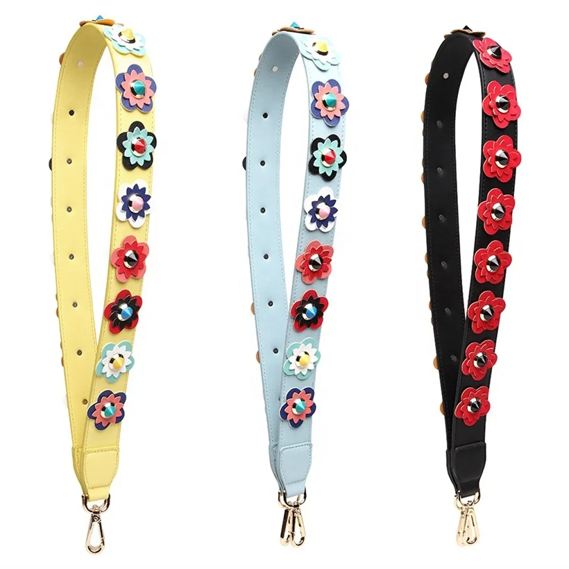 

MeeTee B-S213 Mixed Color Sunflower Wide Bag Shoulder Strap, Colorful