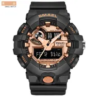 

Men Watches Sport Quartz Digital Watch SMAEL Brand Men's Wristwatch Male Clock Quartz Watches 1642 erkek saat LED Clock Male
