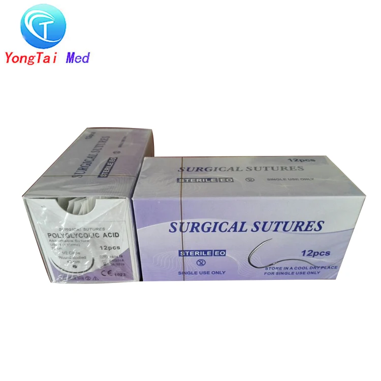 Cheap hot sales medical sutures surgical pga sutures