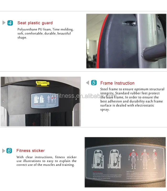 Gym Equipment Names Standing Glute Kickback Machine for sale GUANGZHOU