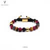 Handmade Braided Rope Expandable Bracelet Beads Bangles Customizable