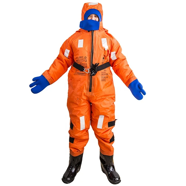 
solas marine safety thermal insulation protective immersion suit 
