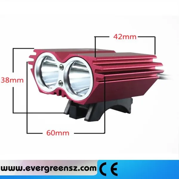 

8.4 V 2T6-01 3000 Lumen LED Bike Flashlight Bike Lamp Bicycle Led Light