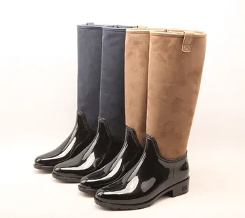 fur lined rain boots