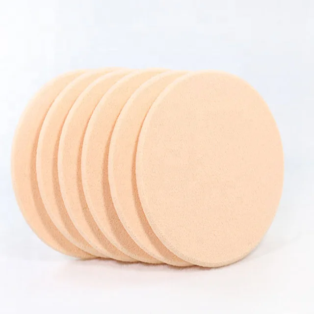 Natural Color Round Foam Sponge Makeup Applicators Buy Round Foam