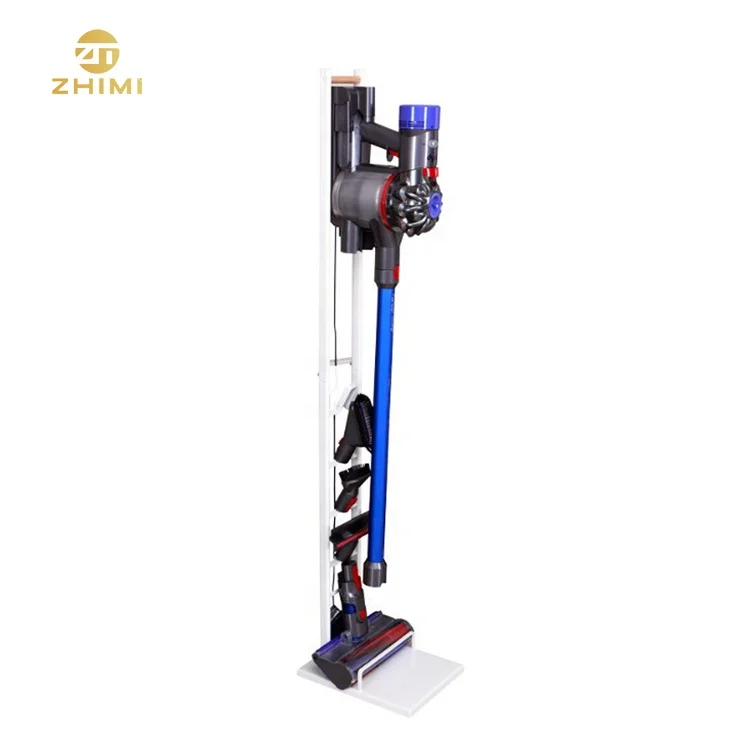 Free Punching Standing Type Home Vacuum Cleaner Hanger Storage Rack for Dyson V6 V7 V8 V10
