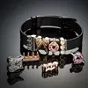 Marlary Stainless Steel Adjustable Mesh band Keeper Bangle with Zinc Alloy DIY Charms Bracelet