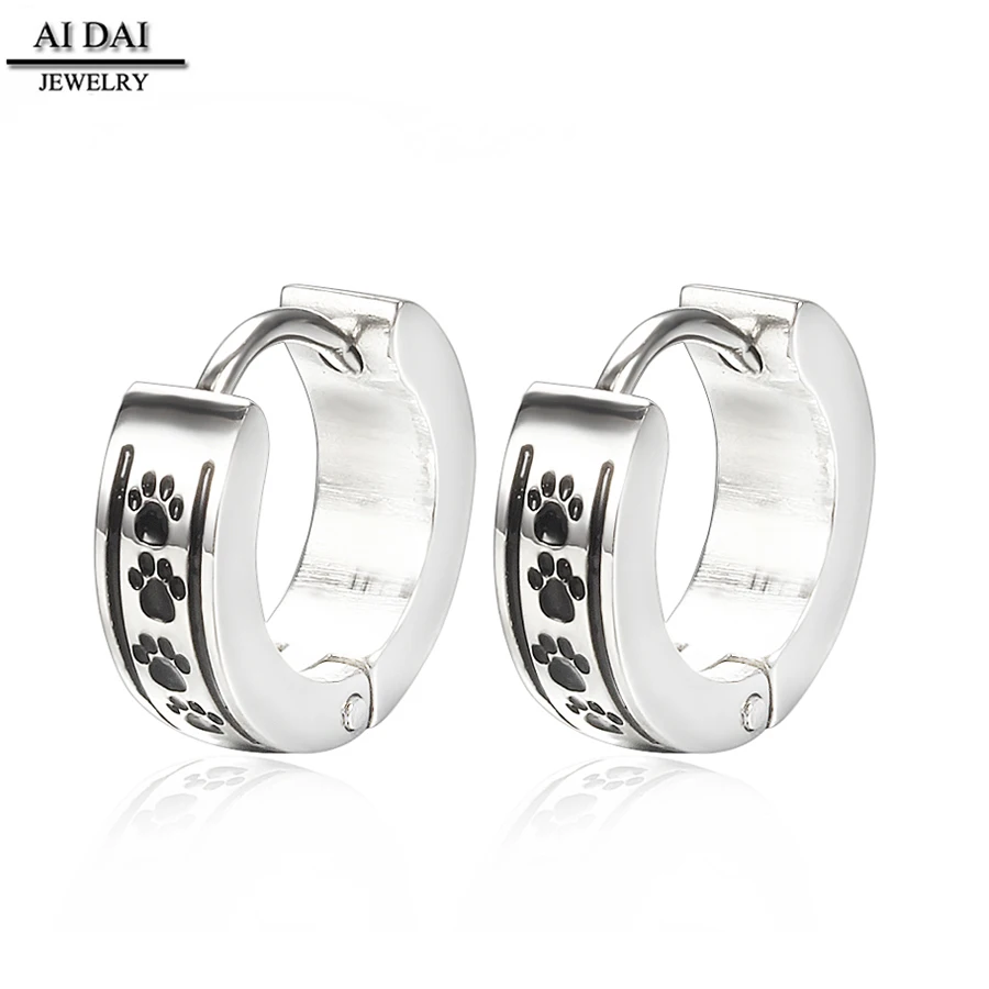 

Korean fashion Stainless Steel jewelry huggie cartilage earrings for boy