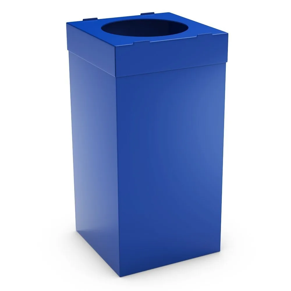 Foldable Pp Cardboard Recycle Bins Coroplast Trash Bin For Indoor Buy