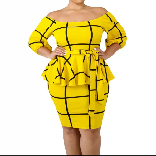 

Wholesale New Designs Sexy Plus Size Dress Skirts, Ladies 3XL Plus Size Dress
