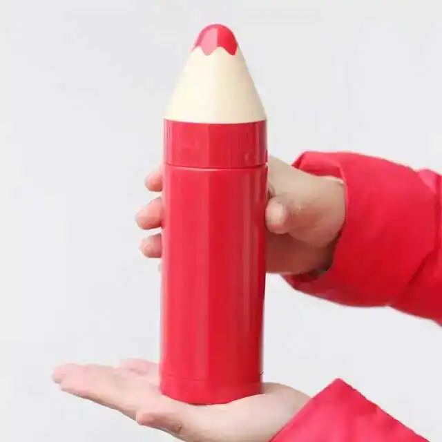 

Best Selling Kids Stainless Steel Insulated Crayon Shaped Vacuum Thermal Bottle