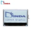 128X64 dots LCD display module Parallel / SPI / I2C interface support OEM & ODM serves