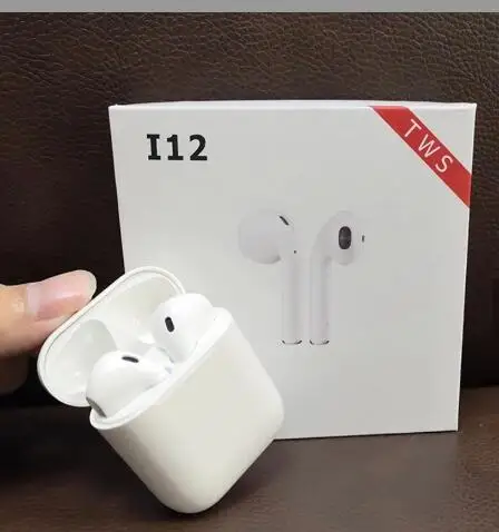 

i12 Tws V5.0 Wireless Earbuds Mini Earphones In Ear OEM Headphones With Charging Case