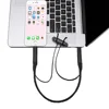 Wireless Cable Earphone Data Cable Function Neckband Headsets Silicone Magnetic Stereo Sounds Earbuds