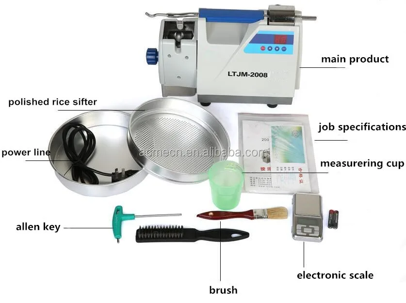 Mini Laboratory Use Rice Milling Machine Paddy Testing Device - Buy ...