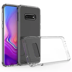 For Samsung S10 clear phone case  Soft silicon TPU transparent phone case for Samsung S9 S8 clear case