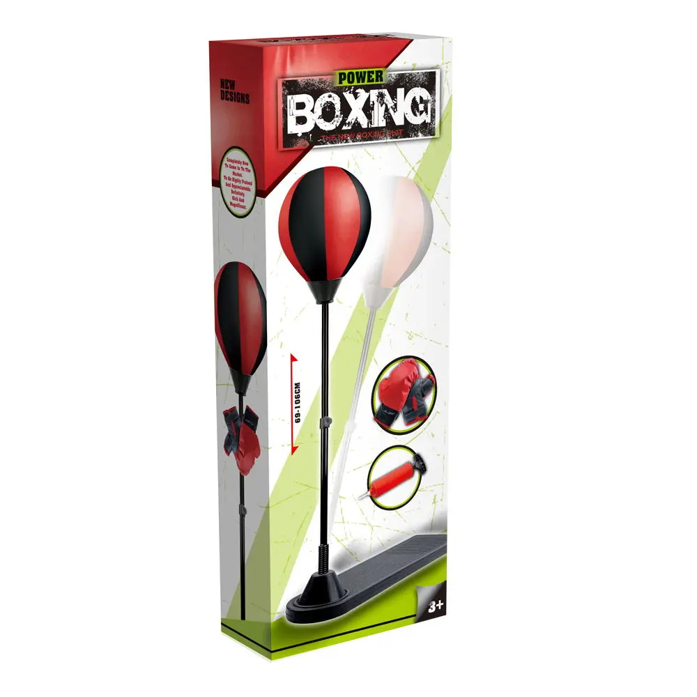 
Adjustable inflatable set stress relief mini punching ball boxing for kids 