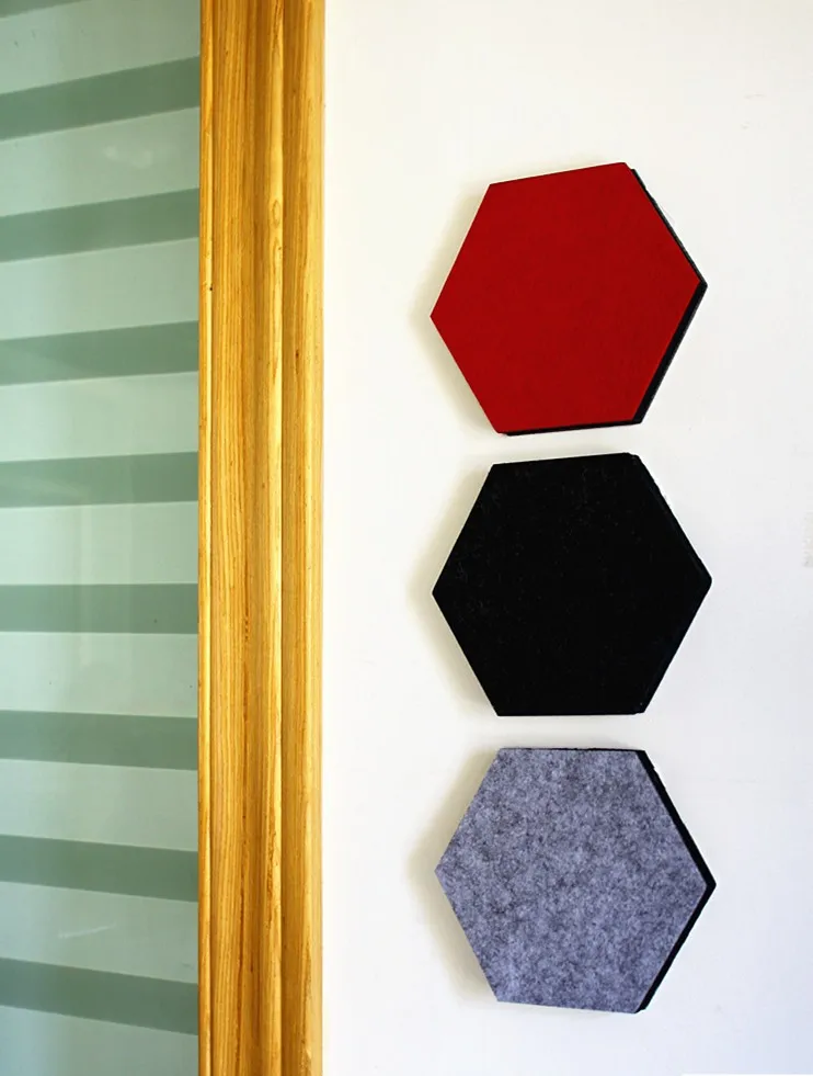 Felt Wall Sticker Hexagon Korea 3d Felt Wall Sticker Buy Felt Wall