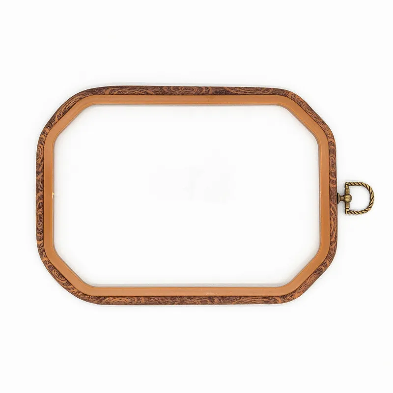 
Square Rectangle Octagon Embroidery Hoops Frame Set Plastic Bamboo Wooden Embroidery Hoop Rings DIY Needlecraft Sewing Tools 