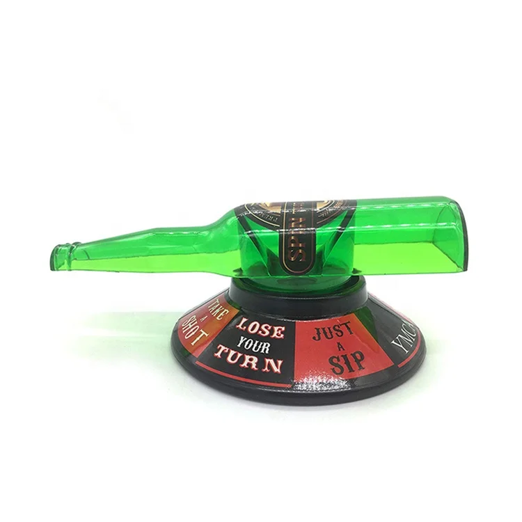 

Rotate Spin the bottle Roulette Gambling drinking game for adult bar party game, Green,blue