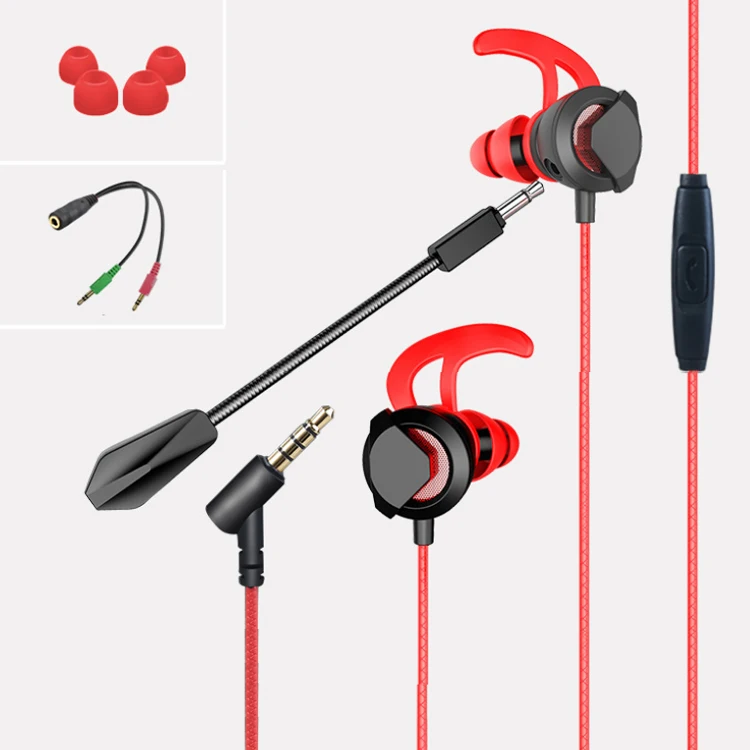 

New Design Over-ear 10MM Speaker Headset,Gaming Wired Headphone earphone with Mic, Red;green