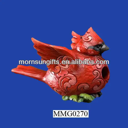 Jim Shore Heartwood Creek Cardinal Bird House For Home Decor