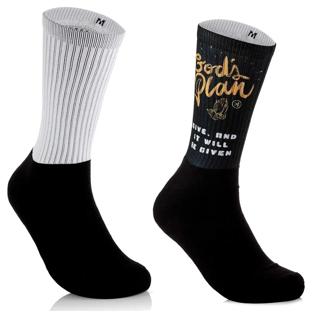 

Knee High Polyester Socks For Sublimation, Custom color
