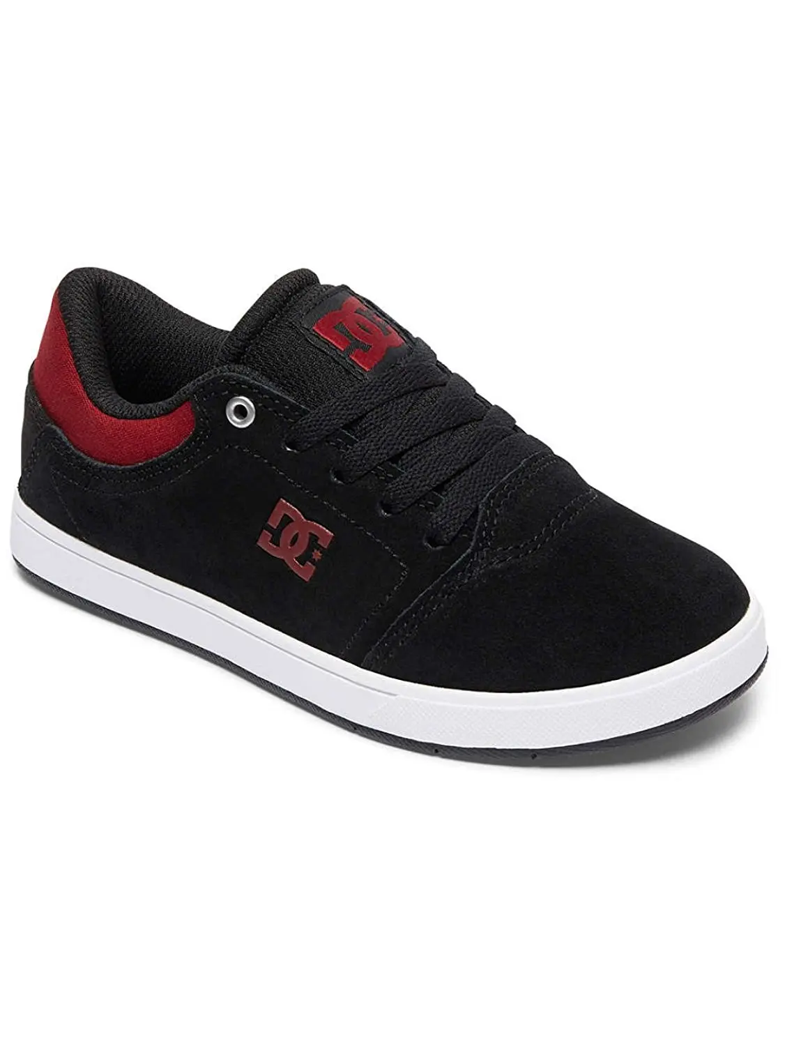 red and black dc shoes