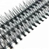 

Heat Bonded Rapid Cluster Lashes 0.07 Flare 10D Eyelash Extensions