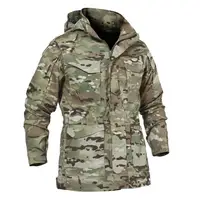 

M65 Military Camouflage Male Clothing US Army Tactical Men's Windbreaker Hoodie Field Jackets Outwear Coats With Hat