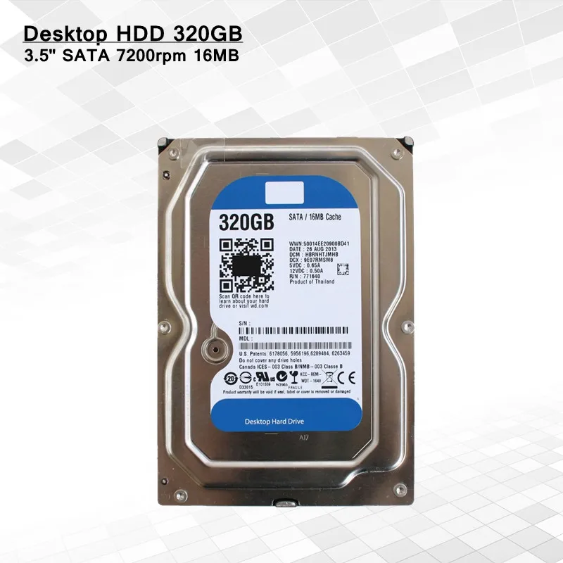 

2% RMA refurbished hard drives 320gb PC desktop 3.5'' 7200rpm used SATA hard drive for computer, N/a