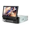 1din Bluetooth FM USB 7 inch retractable touch screen mirror link car mp5 radio player GPS/DVD Optional