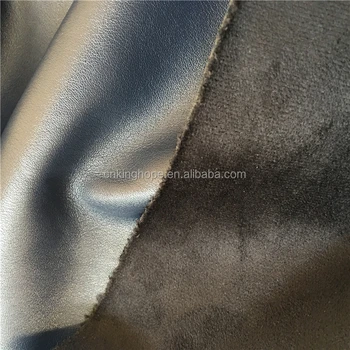 Faux Suede Backing Pu Synthetic Leather For Cloth Buy 100 Pu